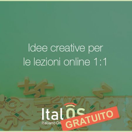 Idee creative per le lezioni online 1:1
