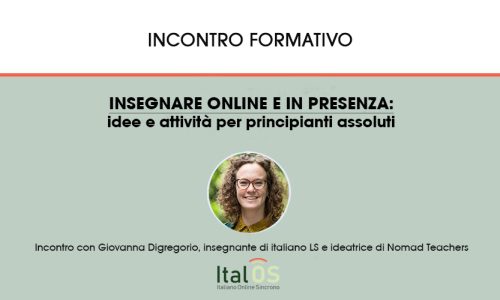 Insegnare online e in presenza: idee e attività per principianti assoluti.