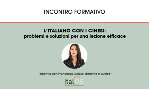 L’italiano con i cinesi: problemi e soluzioni per una lezione efficace
